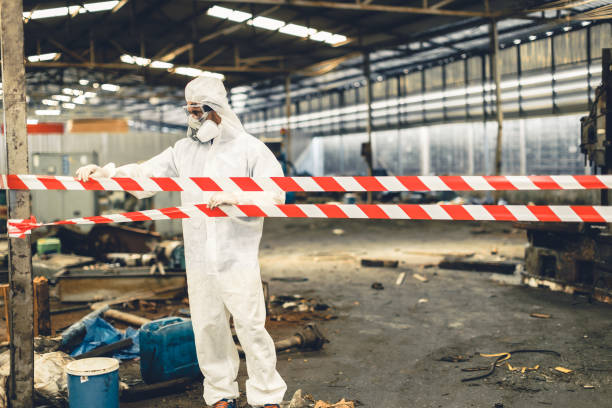 Professional Crime Scene Cleanup technician working in Newport, OR